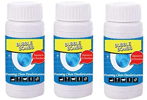Rohrbagger Deodorant, Küchentoilette Sprudelbomben Schnellschäumend Sauberes Pulver Waschbecken & Dredging Agent Reiniger ablassen (2pcs)