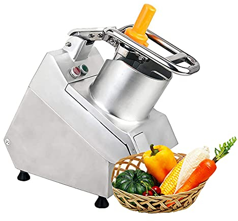 MNSSRN Cortador Vegetal automático Multifuncional Comercial, rebanador de Cebolla de Papa, Fruta eléctrica y Cortador de Verduras, máquina de Rejilla de Queso