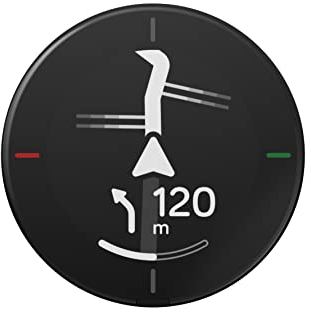 Beeline Velo 2 Navigationsgerät Ø46,4mm für Fahrrad + universelle Lenkerhalterung | Fahrrad Navigation