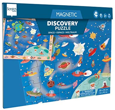 SCRATCH - Magnetpuzzle Weltraum gross