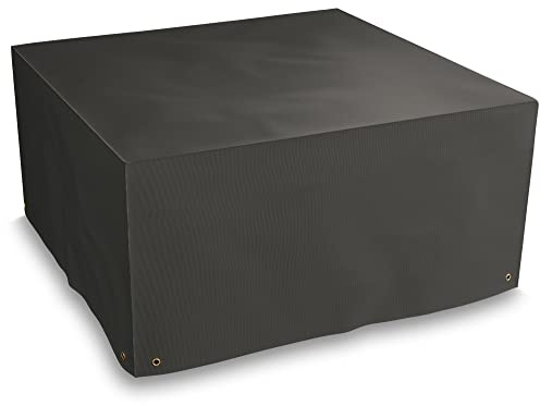 Bosmere All-Weather Extra Large Modular 4 Seater Cube Set Cover, 100% Waterproof, UV Protected, Heavy Duty 600D Oxford Fabric, L134 W134 H65cm, 6AM655C
