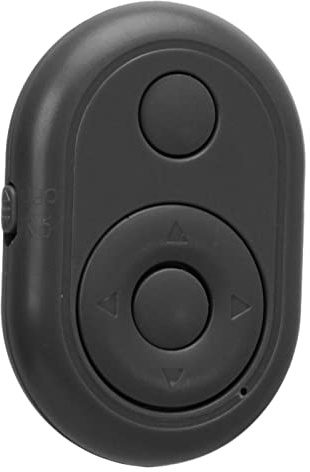 TikTok Fjärrkontroll Kindle App Page Turner, Bluetooth 4.0 TIK Tok Scrolling Ring, USB Uppladdningsbar Selfie Button Clicker för IOS, Android (Svart)