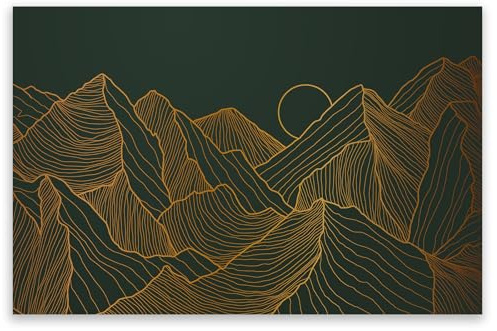 SMTDeco Herdabdeckplatte 80×52 cm – ESG gehärtetes Glas, kratzfest & rutschfest – Spritzschutz & Schneidebrett – für Induktion/Ceranfeld – 1-teilig, Motiv Abstrakte Grün