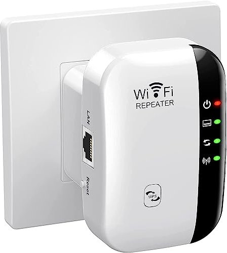 2024 Newest WiFi Extender, WiFi Booster, WiFi Repeater, Covers Up to 3650 Sq.ft and 45 Devices, Internet Booster - with Ethernet Port, Quick Setup, Home Wireless Signal Booster