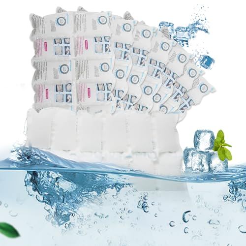 Versand-Kühlakkus, kleine Kühlakkus für den Versand, Kühlakkus für den Lebensmittelversand, langlebig, Versand-Kühlakku, Kühlakku-Blätter für Kühlboxen, wiederverwendbar, 96 Zellen