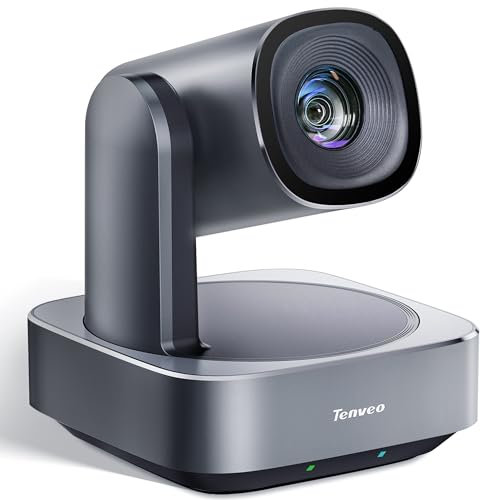 Tenveo 11X Optischer Zoom PTZ Kamera Konferenzkamera, USB3.0/HDMI FHD 1080P 60FPS, für Videokonferenzen Gottesdienste Gottesdienst Veranstaltungen Business Meeting, Red Dot Design Winner