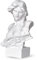 Estatua de busto de afrodita blanca de 6 pulgadas de alto, mitología griega clásica, escultura romana de la diosa Venus, estantes decoración estética renacentista para estatuas pequeñas, decoración de