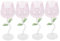 Amosfun 4 Piezas Copa De Vino Copas De Martini Vasos De Cerveza Copas De Vino De Flamenco Copas De Vino Flotantes Cóctel Vasos Para Beber Whisky Bebiendo Gafas Cupé Vino Tinto Vidrio