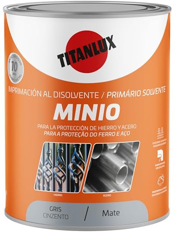 Titanlux Minio Sintético Gris 750ml