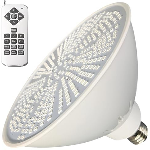 Led Pool Light Bulb With E26 Base, Color Changing Underwater Light 85-265V For Above Ground And Inground Pools