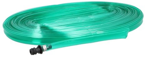 30m Sprühschlauch Flacher Bewässerungsschlauch mit Lochauslässen Schlauchregner Beregnung Sprühregner Schlauch