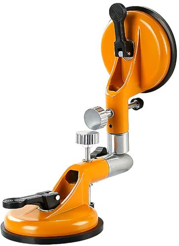 Fijador de costuras de granito, ángulo ajustable para una instalación sin costuras, alta capacidad de succión, ideal para losas de piedra y mármol