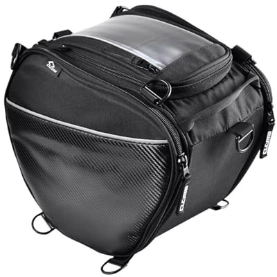 Sacoche Reservoir Moto pour Xmax 125 250 300 400 NMAX 125 155 160 TMAX 500 560 Sacoche De Réservoir Tunnel pour Scooter Sac Rangement Bagages Et Outils Avant 15 L Sac à Outils Moto(Type B)