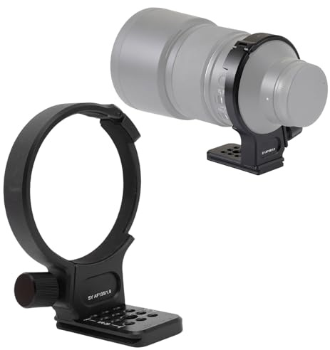 Plyisty Anello di Montaggio del Colletto Treppiede in Metallo per Samyang AF135 F1.8 Basiccio di Supporto per Supporto per Montaggio per Treppiedi del Piede per Collare Lente