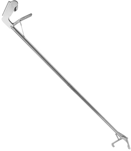 DECOMELODY Pinza para Atrapar Reptiles Acero Inoxidable Serpientes de Diseño Plegable para Clip Resistente y Seguro Herramienta Multipropósito para Agricultura y Jardín