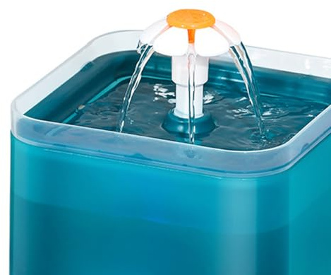 Namvo Distributore d'acqua intelligente per animali domestici, ultra silenzioso, con filtrazione multipla per cani e gatti