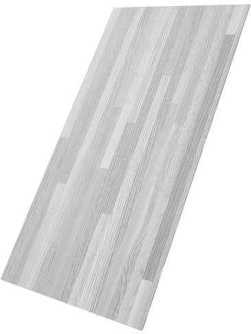 ifundom Pavimento in PVC Effetto Legno Grigio Chiaro 30X152 CM per Case delle Bambole Accessorio Decorativo per Mini Case Fai da Te Foglio Pavimentazione Miniatura per Scenari di Vita