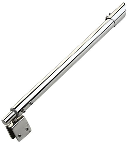 Barre de support pour porte de douche en acier, Barre de support for paroi douche en acier inoxydable chromé réglable 400-600 mm(Type 2)