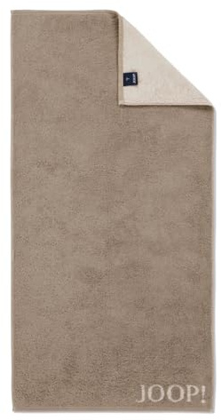 Joop! Handtuch 50x100 Baumwolle Frottier Sand, Gästetuch Classic weich saugfähig, hochwertig 550g/m², Cornflower Design, Made in Germany