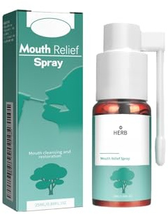 Oral Care Relief Spray, Tooth & Gum Pain Relief Spray, Natural Dental Spray, Fast Soothe Sore Gums, Effective Dental Ache Relief, Portable Gentle Oral Care Solution