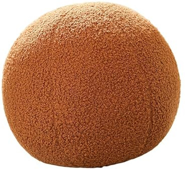 Paryou Rundes Plüschkissen, 33 cm, für Sofa, Schlafzimmer, kugelförmig
