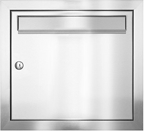MOCAVI UP1 Unterputz-Briefkasten aus hochwertigem V2A-Edelstahl moderner wetterfester rostfreier Qualitäts-Postkasten elegantes Design Markenqualität ideal für sicheren Postempfang im Außenbereich