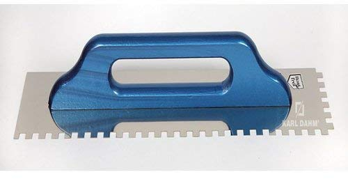 Truelle à lisser les dents - Largeur de travail : 500 mm - Inoxydable - Type : 10531/8 mm