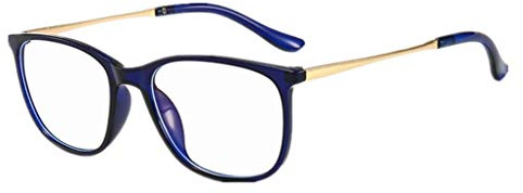 Flydo Unisex Blaulichtfilter Brille Computerbrille PC Gaming Bluelight Filter UV Blueblocker Glasses - Verringerung der Augenbelastung