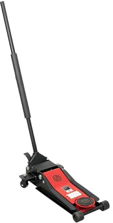 Chicago Pneumatic CP80020 Trolley Jack up to 2 tons Lifting Capacity, min. Height 75 mm, max. Height 505 mm, Chassis Length 750 mm, only 39.4 kg Weight, Made of Steel