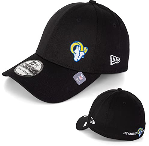 New Era Gorra de béisbol para hombre, edición limitada, 39THIRTY, Los Angeles Rams, XS-S