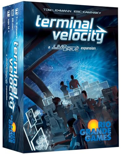 Rio Grande Games Jump Drive: Terminal Velocity Expansion - Galaxy Race Kartenspiel, eine Erweiterung für Jump Drive Basisspiel - Galaxy Race Kartenspiel, 1-5 Spieler, 30 Minuten Spielzeit