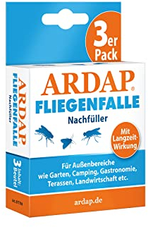 ARDAP Trappola per mosche per esterni, con effetto a lungo termine, per giardino, agricoltura, ecc. Anti-mosche (PT19)