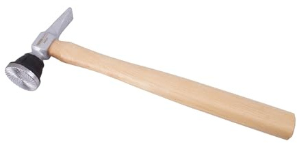 Stahlmaxx Schrumpfhammer Ausbeulhammer Riffelhammer rund Ø 38 mm spitz | Karosserie Ausbeul Werkzeug Stauchhammer