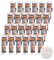 Mastic Silicone-Haute Température 24x310 ml-Étanchéité Sanitaire et Extérieure-Idéal pour Intérieur et Extérieur- joint salle de bain-Sanitary Silicone sealant for indoor &outdoor use-(transparent)