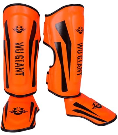 Chaoyilian Kampfsport Schienbeinschutz Spann,Shin Guards Muay Thai,Schienbeinschoner Für Kampfsport Training,Kickboxen shin Guards,Unisex,Schienbein schützen,für Kickboxen,Muay Thai,Boxe
