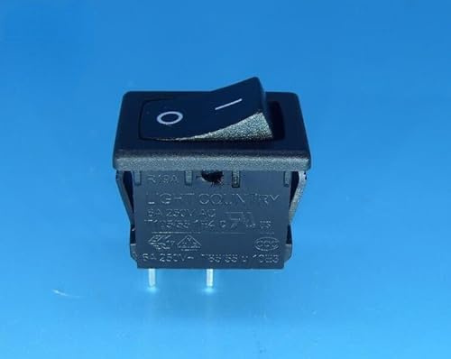 1 interrupteur à bascule R19A pour Light Country T85U 15 x 21 mm 2 broches 2 positions 6 A 250 VAC T105/55
