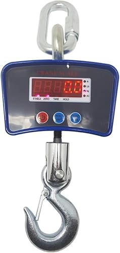 Yasta Bilancia Digitale Professionale, Gancio Dinamometro Digitale, 1000 kg, Industriale