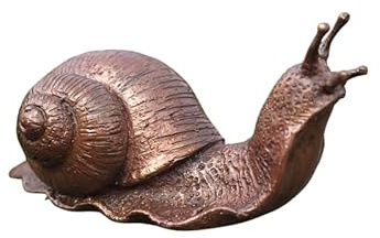 Generisch Bronze-Skulptur Kleine Schnecke | 11x5x6cm