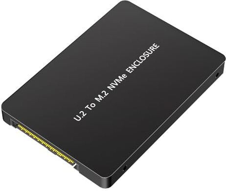 LeHang New Version M.2(NGFF) NVMe SSD to U.2 (SFF-8639) 2.5 SSD Adapter, Convert M.2 NVMe SSD to U.2 not for SATA, Black