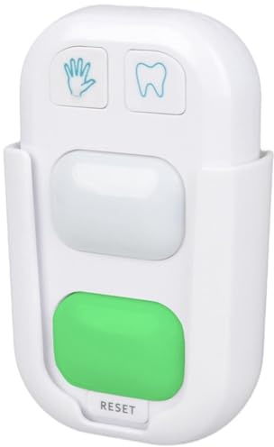 Guihydur Minuteur pour Enfants Sans Fil, Alimenté par Batterie, avec une Durée de 2 Minutes pour le Brossage des Dents et un Minuteur de 20 Secondes pour le Lavage des Mains. Lumière Indicatrice de Co