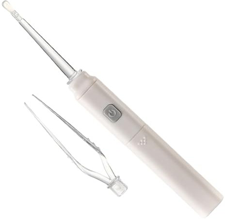 Kit de limpieza de oídos, punta de silicona , herramienta de recogida de oídos LED, limpiador de oídos iluminado con pinzas para niños y adultos, dispositivo de extracción seguro para el uso de