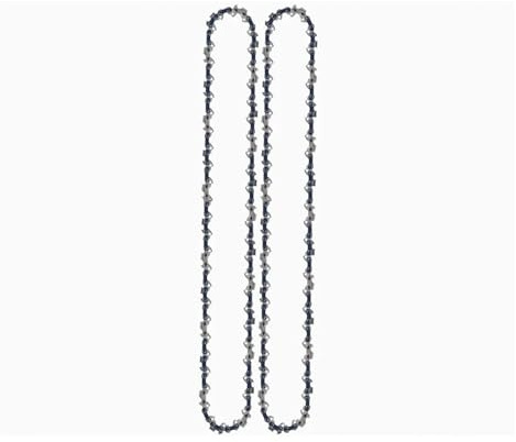 WEKONUMEX Cadena para Motosierra, Cadena de Motosierra de 14 Pulgadas, Calibre 3/8 LP, 50 eslabones de transmisión, Calibre 0,050, minisierra eléctrica(2pcs 14-Inch Chain)