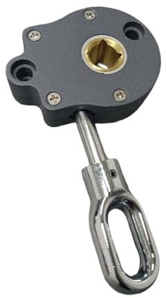 perfk 1/13 Riduttore a manovella per Tenda da Sole, Trasmissione a Vite Senza fine, Accessorio in Lega di Alluminio Leggero, Facile da installare per Riparo
