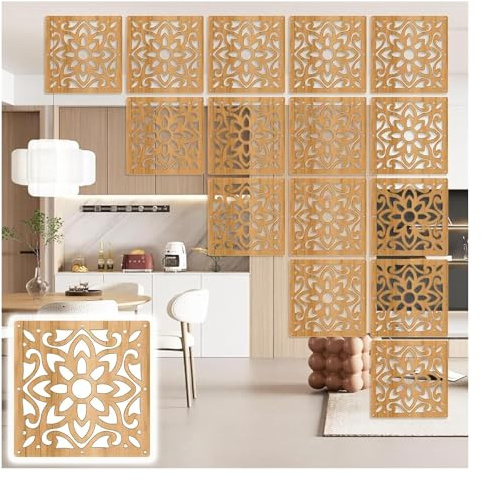 Divisor de habitación colgante, panel de pared para decoración del hogar y separación de espacios