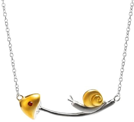 snigel svamp halsband kvinnors smycken