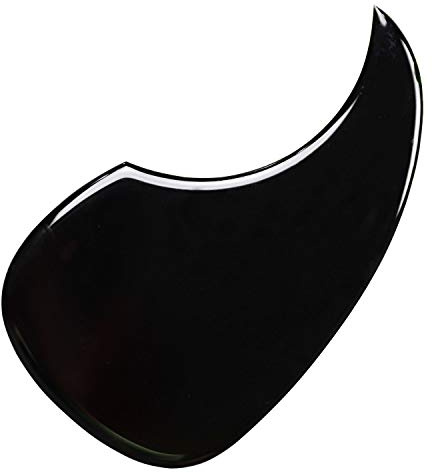 Vencetmat Acoustic Guitar Pick Guard for Most Martin - Deep Black