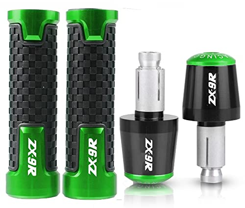 Goupi Motorrad Lenkergriffe Griffe Für Kawasaki ZX9R 2000-2003 ZX 9R ZX 9 R zx9r zx 9r Motorrad Aluminium Zubehör Lenkergriffe Griffenden