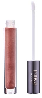INIKA Organic Lip Glaze | Shiny + Plumping Lipgloss. Hydrates, Nourishes + Colours. Vegan + Natural Ingredients. Cinnamon 5mL