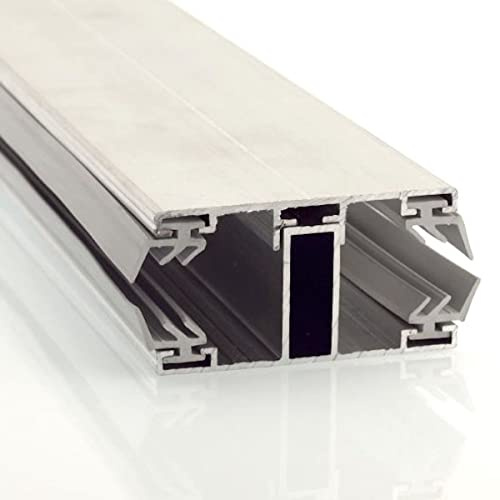 Löffert® Verbindungsprofil Alu/Alu | 4000 mm | Aluminium-Profile & Zubehör für 16mm Stegplatten Polycarbonat HKP