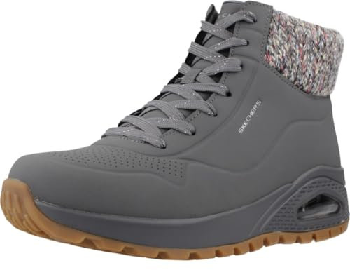 Skechers Damen High-Top Sneaker UNO Rugged Darling Daze, Frauen Sneakers,Sportschuhe,Freizeitschuhe,Turnschuhe,Laufschuhe,top,Grau CCL,40 EU